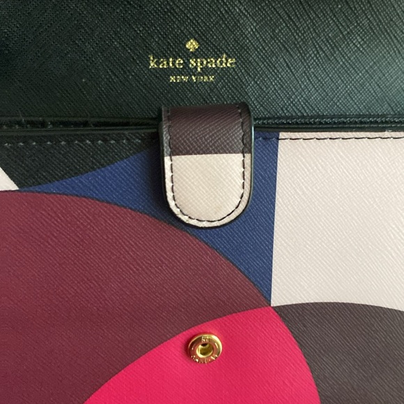 KATE SPADE ♠️ New York LAUREL WAY GEO SPOTLIGHT PINK MULTI CROSSBODY BAG EUC - Picture 15 of 17